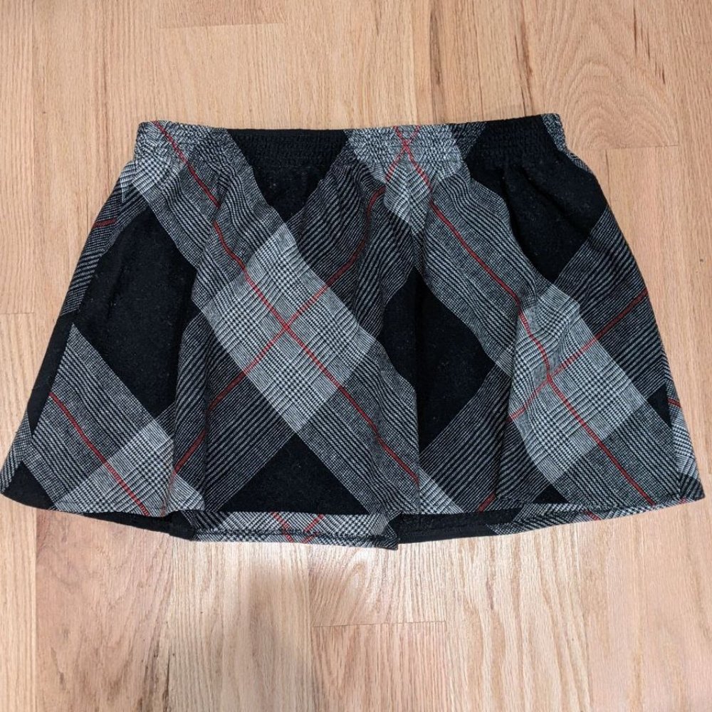 Urban Outfitters Urban Renewal Plaid Flannel Mini Skirt